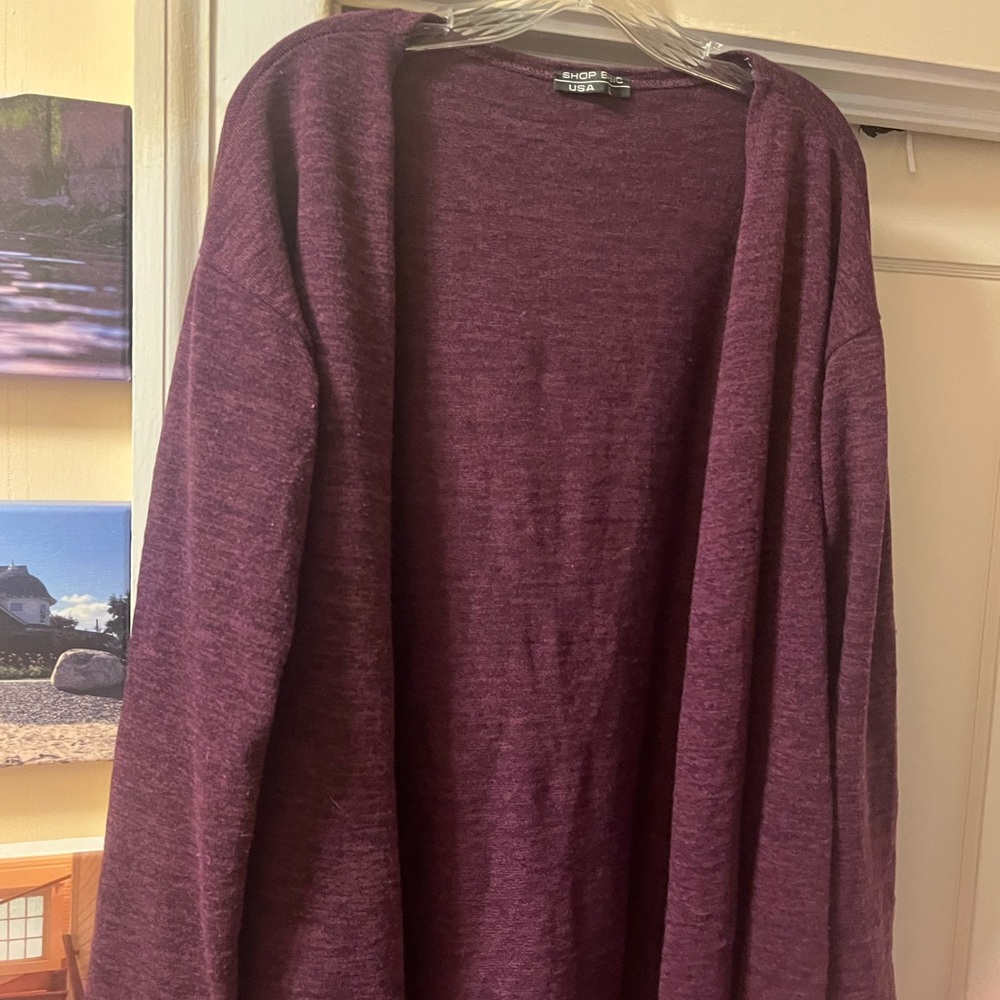 Stylish Women's Purple Cardigan